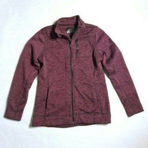 Andrew Marc Womens Size XS New York Zip Up Jacket  Zipper Pocket  Purple